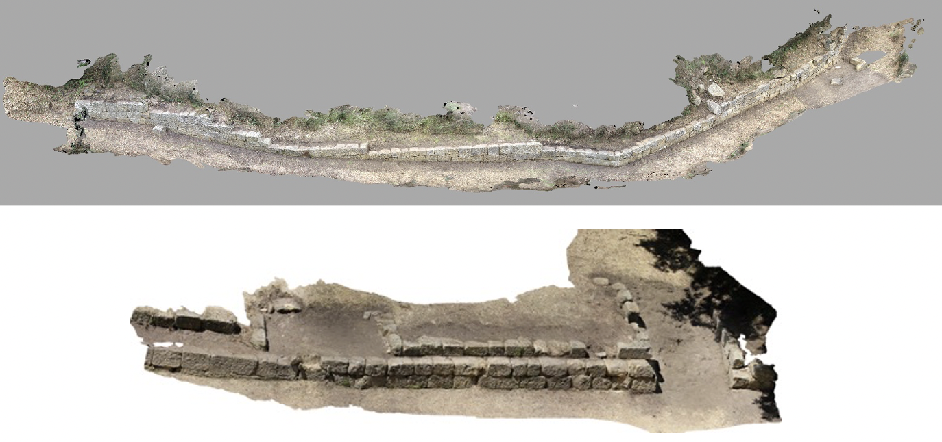 3D Photogrammetric model of the acropolis wall