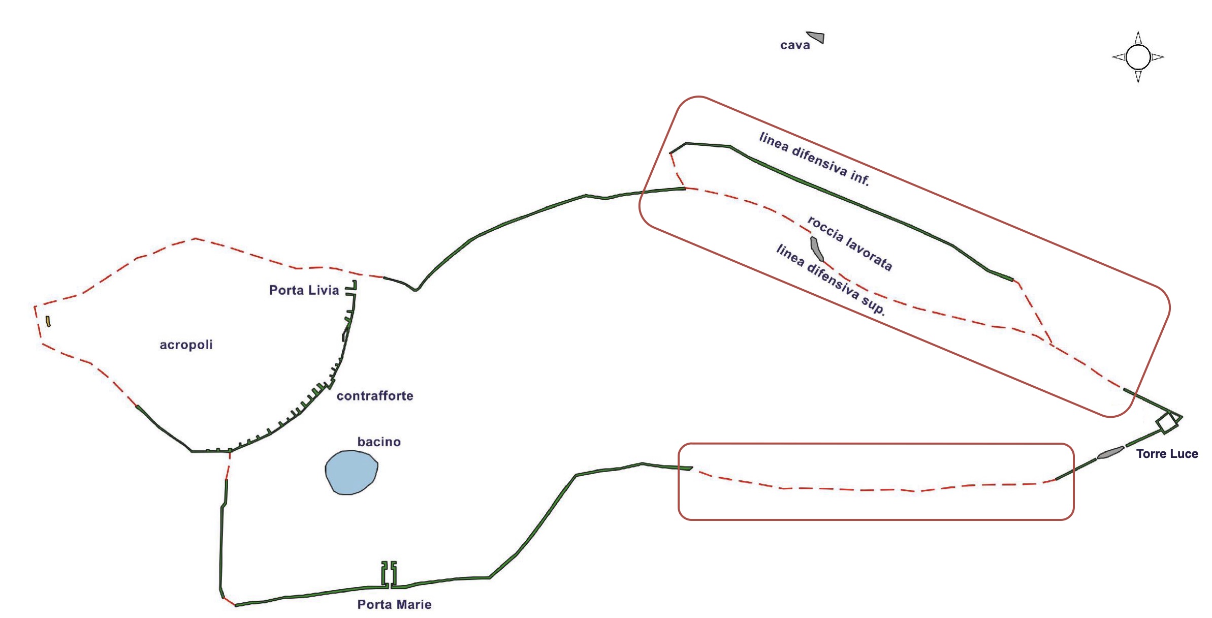General plan with 2023 sectors